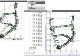 Visualization reveals a common error of using an incorrect point ID for a backsight. Technicians can correct the error while preserving integrity of the original measurements