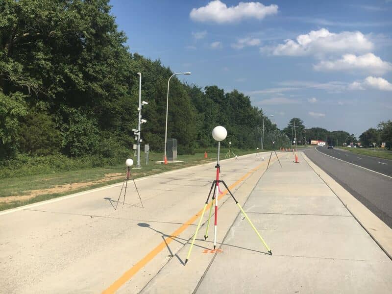 Scanning on the weigh station on Route 13 where trucks were all being flagged as overweight identified the reason for truck oscillations.