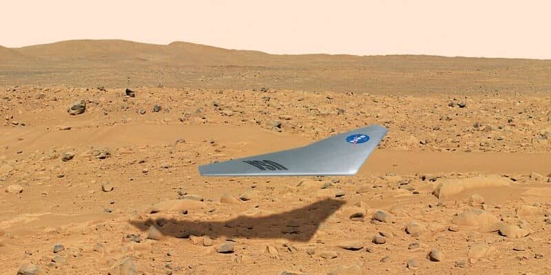 The Prandtl-m is a conceptual fixed-wing drone for Mars mapping that will be tested this year from a balloon drop over Earth at an altitude of 35,000m to simulate Mars' thin atmosphere, 1/100th as dense as Earth's.