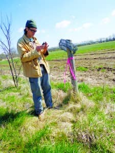 Matt Brown establishes the shallow water areas and completes the engineering documents.