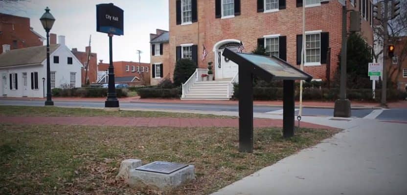 Frederick MD City Hall Meridian Stones