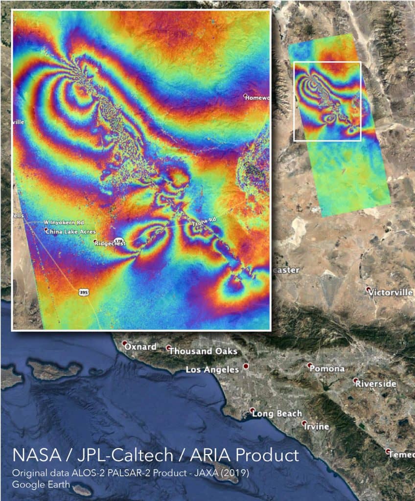 InSAR Quake rainbow