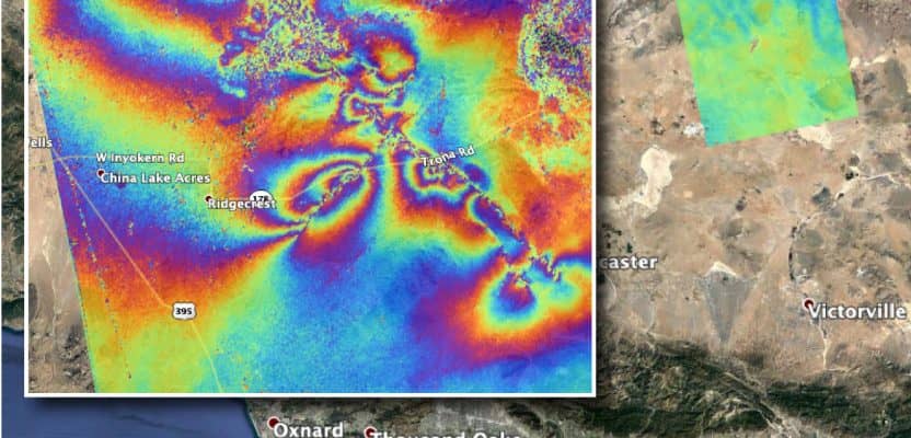 InSAR Quake rainbow