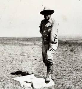 Meade Ranch triangulation station ca. 1940