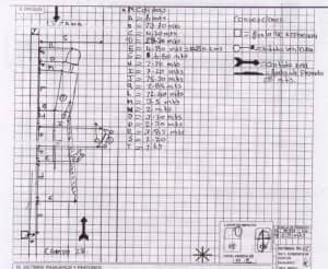 The pen and paper team based their measurements on fixed features of the road.