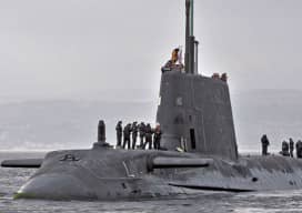 The Royal Navy submarine HMS Astute. Credit: LA(Phot) Paul Halliwell/MOD.