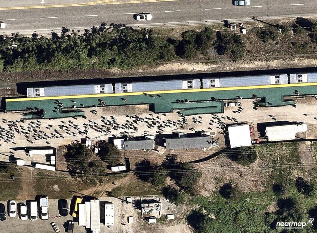 Pop-up Train Station Shinnecock Hills US Open Nearmap