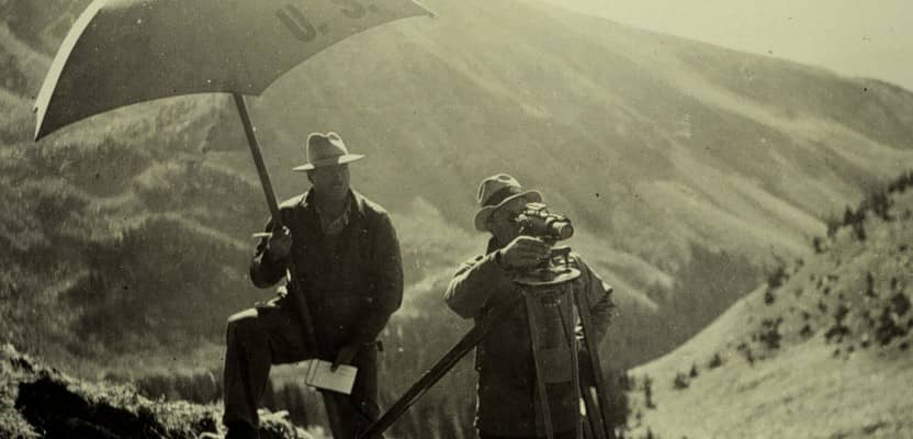 Whisky Pass Colorado, 1935. Credit: NOAA National Geodetic Survey