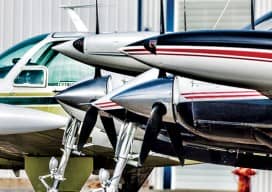 Valley Air Photo's full aircraft lineup includes the Beechcraft V35 Bonanza and the Cessna 320s.