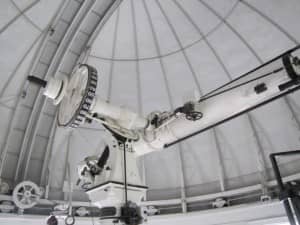 The historical 26 inch telescope was used for finding the moons of Mars and is still used today for identifying double stars.  It is the oldest piece of operational gear in the US Navy. 