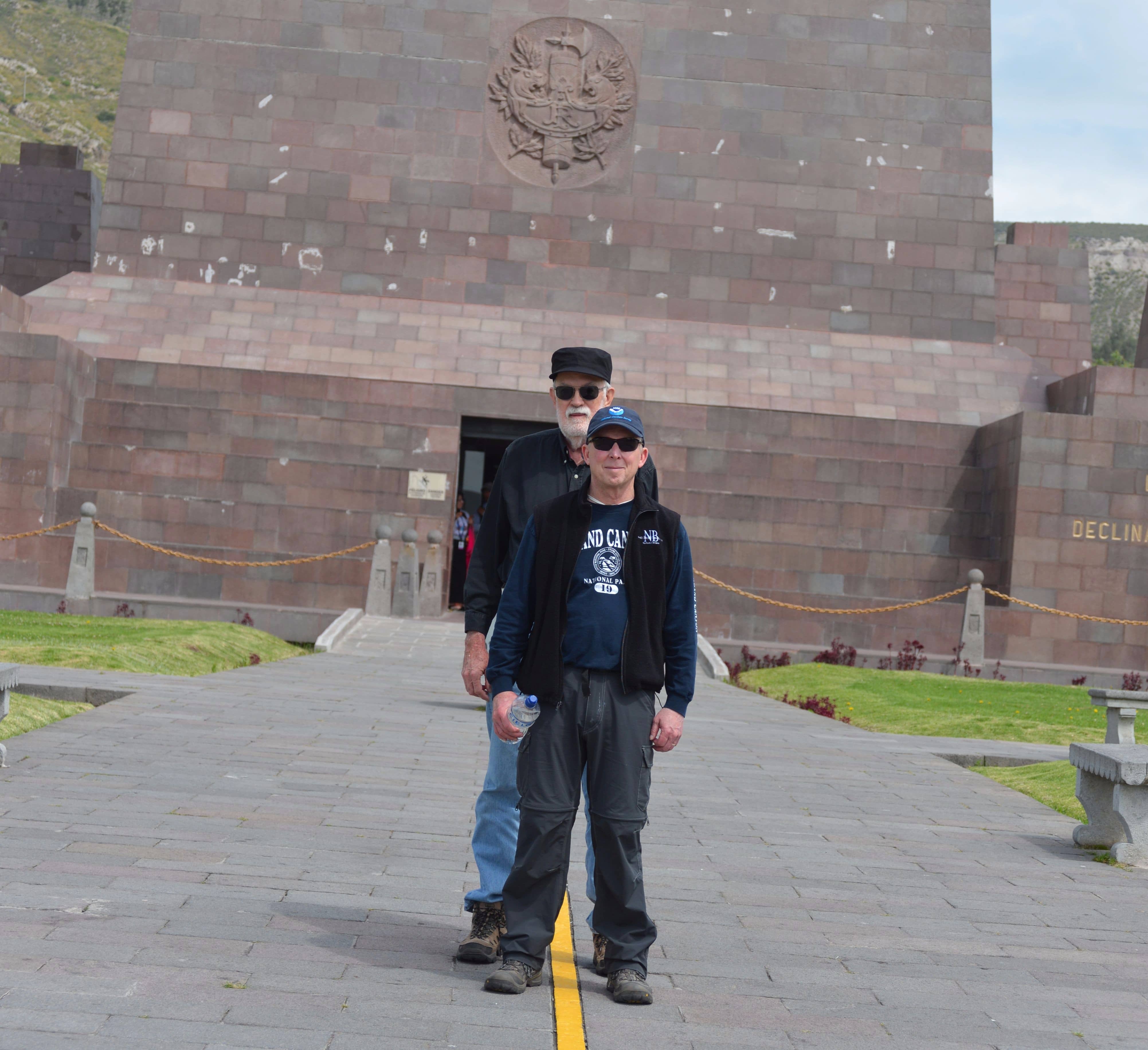 Rich and Mark at the Mitad Del Mundo.