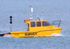 “A survey vessel with the RTK Bridge installed served as our base, capturing and rebroadcasting RTK network corrections to our second vessel equipped with a rover.”