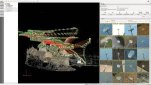 Reconstruction of the 725 aerial oblique and nadir imagery acquired with a custom-made quadro-copter with a GoPro gimble mount (GoPro Hero3+ black edition).