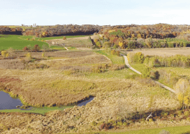 This image was taken by a UAS for vegetation inventory in wetlands in Wisconsin. Credit: Continental Mapping.