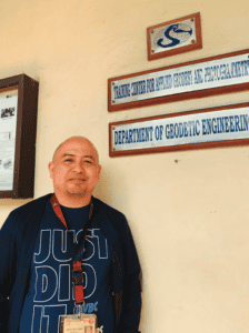 Engineer Louie Balicanta is chairperson of the Geodetic Engineering Department.