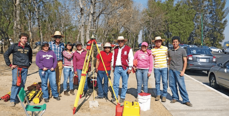 IPN students doing field work for a class at the National Autonomous University of Mexico in February, 2012. Credit: Roberto Garcia.