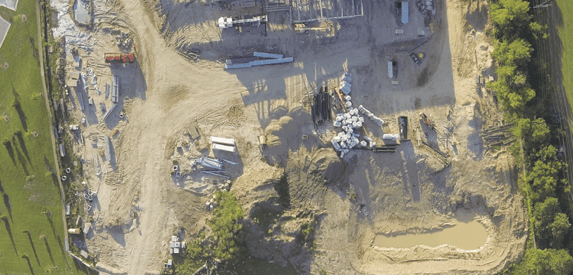 Construction site monitoring with UAS-derived aerial imagery.