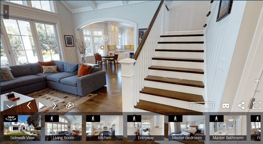 Matterport home interior