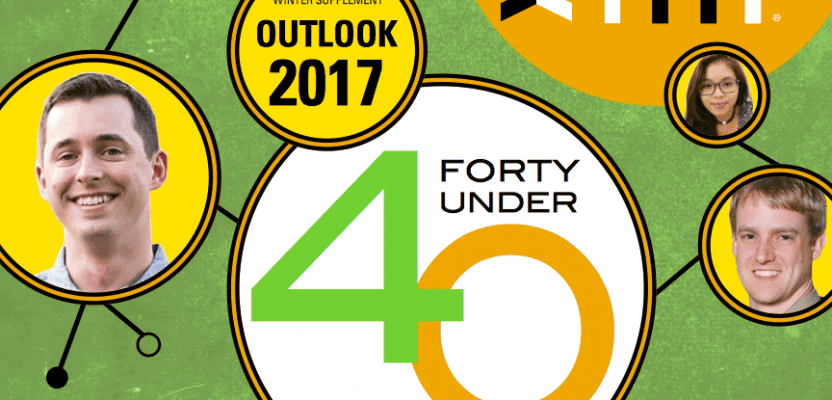 xyHt OUTLOOK supplement 2017 banner, 40 Under 40