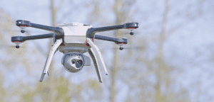 Aeryon SkyRanger with stabilized dual EO/IR high-resolution cameras.